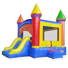 Cloud 9 Castle Inflatable Bounce House with Water Slide Multicolor