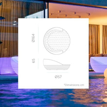 newgarden Formentera Solar LED Outdoor Bali Daybed with RGB + White Light, Rechargeable Patio Lounge Bed, Waterproof Pool & Garden Furniture with Remote