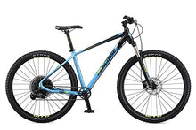 Mongoose Tyax Expert Adult Mountain Bike 29-Inch Wheels T2 Aluminum Frame Hydraulic Disc Brakes Black/Blue