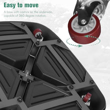 Heavy Duty Outdoor Umbrella Base with Wheels Parasol Umbrella Stand Base for Deck Poolside and Lawn