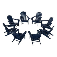 Costaelm Portside Classic Outdoor Adirondack Chairs Set of 8