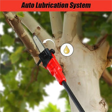 SGYYOFDP Garden Cordless High Branch Saw Lithium Battery Cordless Electric Telescope Long Pole Chainsaw with Extension Rod