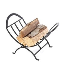 DJVHSRI Heavy Duty Fireplace Tool Rack,Firewood Holder, Sturdy Firewood Storage Basket for Indoor & Outdoor Use,