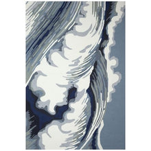 Liora Manne Capri Indoor/Outdoor Handmade Synthetic Blend Area Rug Wave Ocean 7'6" x 9'6