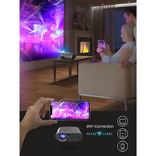 TEDILUVI V50 Portable 5g Projector Mini Smart Real 1080p Full Movie Proyector 200'' Large Screen Led Projectors