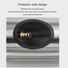 Stainless Steel Garden Hose Reel,Water Hose Holder & Storage Holds,Heavy Duty Metal Wall Mount Water Hose Storage Rack,Retractable Portable Hose Storage Rack with Cover,Load 100kg ( Rack+40m Hose)