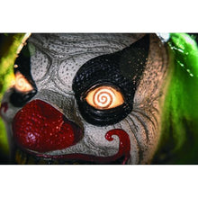6 Ft. Animated Light-Up Yellow & Black Snippers the Clown Halloween Decoration