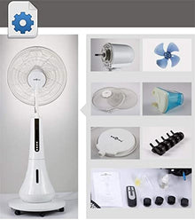 GAZOGJ Powerful fan Factory Building Commercial Cooling Water Fan Add Water Misting Electric Fan Home Mute Remote Control Air Conditioning Companion Fan