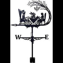 Cozy Cottage with Roof Mount Metal Weathervane Decoration Black Weather Vane Wind Direction Indicator Kit Metal Bracket Weather Vane for Roof Garden Home Garden Sheds Fence Posts Pergola (Carp)