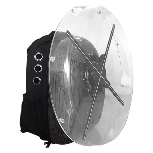 YHMMYSHX 3D Holographic Projection Advertising Machine Naked Eye No Screen Display Fan Special Protective Cover Outdoor Backpack Easy to Change Video(56cm- Backpack)