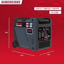 A-iPower 5800W Dual Fuel Quiet Inverter Generator, Electric Start, RV Ready