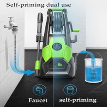 Electric Pressure Washer with 1700W Power and 130Bar Pressure for Car Washing, Home Cleaning, and Driveway Maintenance