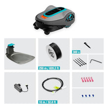 Gardena Sileno Life: Robot Lawnmower for Area up to 1250 m², Easy-Pass Function, Slopes up to 35%, Quiet, Version FR/NL (15103-26)