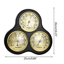 JSEIAJB Traditional Weather Station, Barometer Thermometer Hygrometer Required Hanging Home Weath