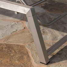 Noble House Myers Outdoor Aluminum Chaise Lounge Set of 4 Gray