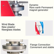 HYZHANHONG 1800W Wind Turbine Generator Kit, 12V 24V 48V 3-Blade with Charge Controller for Backup Power, Shed, Garage, Street Lighting,48v