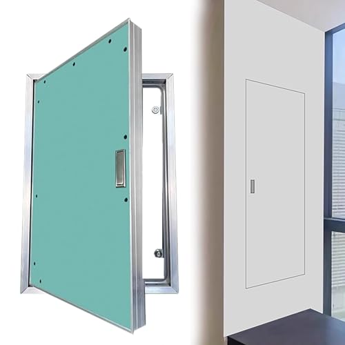 MLYAYE 12 14 16 18 20 22 24 26 28 30 32 34 36 38 Inch Wide Access Door for Drywall, Fire Rated Inspection Panel - Heavy Duty Concealed Cables Cover Board(22x36inch)