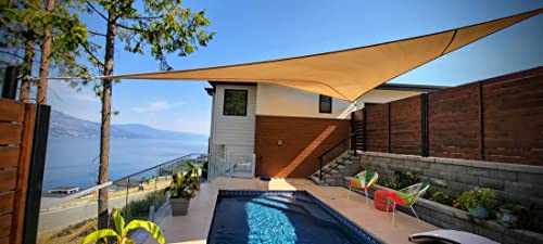 Sentinel Shade Systems Summit Series Shade Sail Square Chino Cream