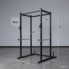 REP Power Rack PR-1000 with LAT Pull-Down Attachment Black