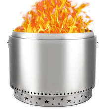 27 inch Smokeless Fire Pit Stove Bonfire, Wood Burning Fireplaces, Stainless Steel Portable Outdoor Firepit, for Outdoor Patio Camping