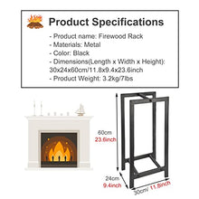 DOIBG Firewood Rack, Firewood Rack Firewood Racks Floor-Standing Firewood Rack - Rust-Resistant Weather Resistant Firewood Storage - Log Holder for Patio Deck Fireplace Back Porch