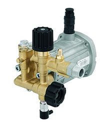 Annovi Reverberi RXV25G30D-EZ 3/4" D Version Hollow Shaft Replacement Pump 3000 PSI, 2.5 GPM, 3400 RPM Easy Start Valve Thermal Relief Valve Detergent Outlet Adjustable Unloader Triplex Plunger Pump