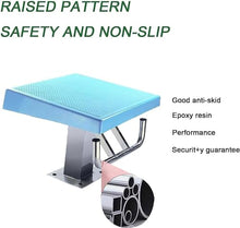 ZXSYYDS Professional Diving Boards Platform,304 Stainless Steel Diving Board with Anti-Slip Countertop,15°Inclined Professional Diving Platform for Pools