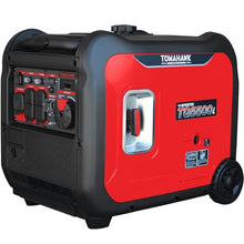 TOMAHAWK 5500 Watt Inverter Generator Super Quiet Portable Power For Residential Home Use 120V and USB Outlet Panel