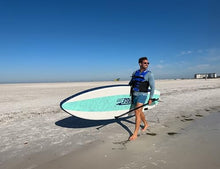 Sea Eagle Longboard LB11 Inflatable Paddleboard Blue/Yellow/Turquoise