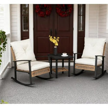 Cvqza Chairs Set, Comfortable Outdoor Gliding Chairs Set for Relaxing, Ideal for Patio, Bistro Dining, Perfect for Families and Entertaining