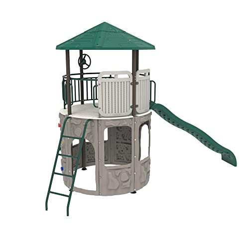 Lifetime Adventure Slide Tower Playset Earthtone