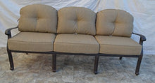 theWorldofpatio Elizabeth Cast Aluminum Powder Coated 6-piece Seating Set with Sunbrella Cushions - Antique Bronze