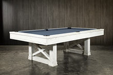 Empire USA Agriturismo Slate Pool Table with Premium Billiard Accessories 8FT Whitewash