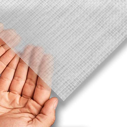 Grow1 Clear Woven Greenhouse Plastic Film 9 Mil UV Cover 50' x 100' Roll