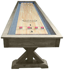 Playcraft Brazos River 12' Weathered Gray Pro-Style Shuffleboard Table