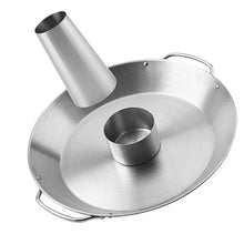 Stainless Steel Roast Chicken Pot BBQ Pot Detachable Cone Roasting Pan Outdoor Picnic BBQ Utensils Roast Chicken Rack (Color : Silver, Size : One Size) (Silver One Size)