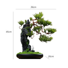 YXIANG56Q Fake Plants Living Room Decorative Plants Simulation Green Bonsai High-grade Interior Decoration Simulation Tree Desktop Feng Shui Ornaments Bonsai Tree, yuqing2022