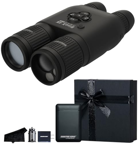 Certified Brands ATN BinoX 4K 4-16X Smart Day/Night Binoculars with Laser Range Finder Black