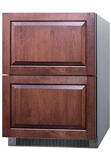 Summit 24” Two Drawer Refrigerator, Panel Ready* - ADRD24PNR