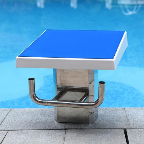 DUXMM Pools Diving Equipment,Heavy Duty Non-Slip Countertop Diving Boards,Heavy Duty Swimming Pool Diving Board with Stainless Steel Base,for Private Swimming Pools/Stadiums B