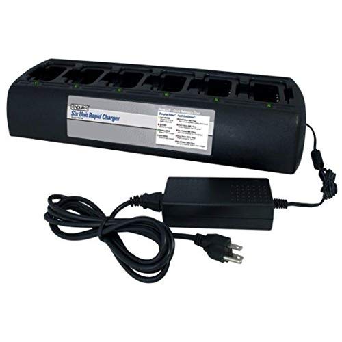 Endura 6 Slot Desktop Charger for Tait TP9135/9140/9155/9160 Batteries
