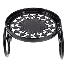 TBNLASS 1pc Potted Plant Stand Iron Art Flower Pot Rack(D)