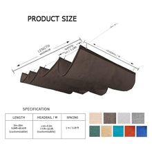 Pergola Shade Cover Retractable Canopy Replacement for Patio, Outdoor Pergolas Fabric Covers, Sun Shades Cloth with Slide-On Wire Cable for Deck Gazebo Backyard(W2*L9m/W6.56*L29.53ft)