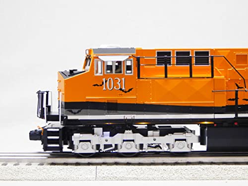 Generic MTH RailKing Halloween ES44AC Diesel Locomotive w/ProtoSound 3.0 O Gauge Orange