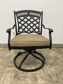 Patio Land St Augustine Outdoor Cast Aluminum Powder Coated 11-Piece Dining Set with Extendable 48x132 Table (with 2 Rockers and 8 Regular Chairs)