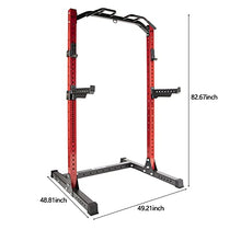 Signature Fitness Power Rack Squat Stand Red
