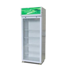 AWMGPDDBTO Mini Fridge Food Sample Refrigerator, Sliding Door