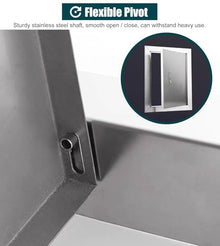 ZIMGOD Stainless Steel Access Door for Outdoor Kitchen BBQ, Recessed Access Panel with Push Latch, Ceiling Wall Hole Cover, Attic Bathroom Inspection Doors(90x100cm (35x39in))
