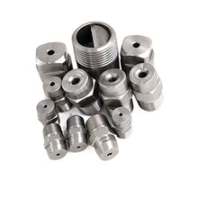 PIGENE Adjustable Small Submersible Pump HH Full Cone Spray Nozzle,Stainless Steel Washing/Cleaning Nozzle，Industry Cleaning Soild Cone Nozzle (Color : 3 of 8)