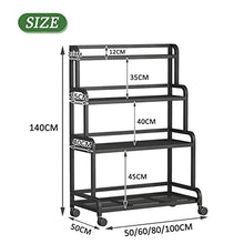 ZOCWJK Metal Plant Stand Indoor Flower Shelf Holder 4 Tier 140cm Display Rack for Garden Patio Balcony Outdoor Plant Storage Shelf Stand for Pots,80x50x140cm